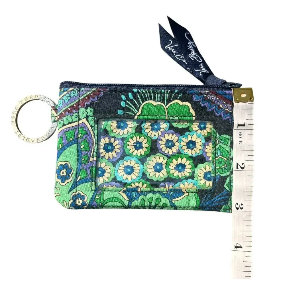 Vera Bradley Zippered ID Card Holder Rhapsody in Blue